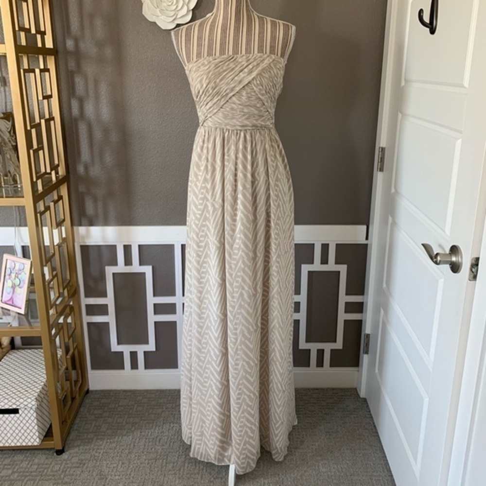 A/X Armani Exchange Strapless Maxi Dress